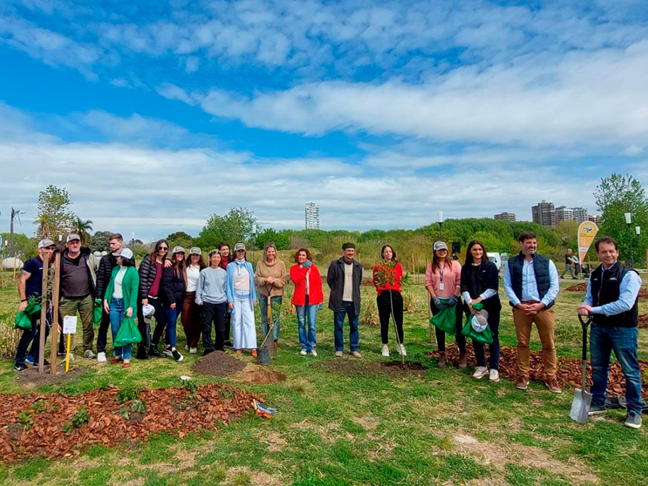 Syngenta inauguró un espacio de biodiversidad en el Parque Natural La Lucila, en Vicente López